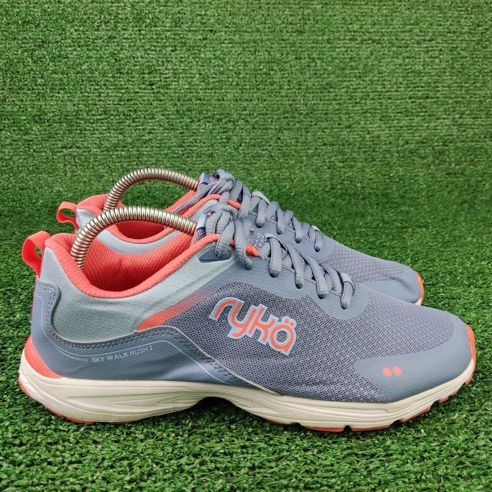 Ryka Walking Shoes Womens 7.5W Blue Sky Walk‎ Rush Athletic Sneakers Breathable